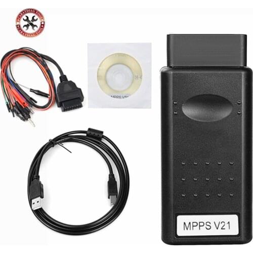 Overseas MPPS V21 MPPS Cable ECU Chip Tuning Tool MPPS V21 MAIN + TRICORE + MULTIBOOT with Breakout Tricore Cable Free Shipping