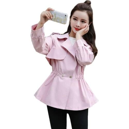 Womens Jackets 2021 Spring Autumn Causal Short Windbreaker Women Basic Jackets Coats Female Outwear Long Sleeve Plus Size Tops