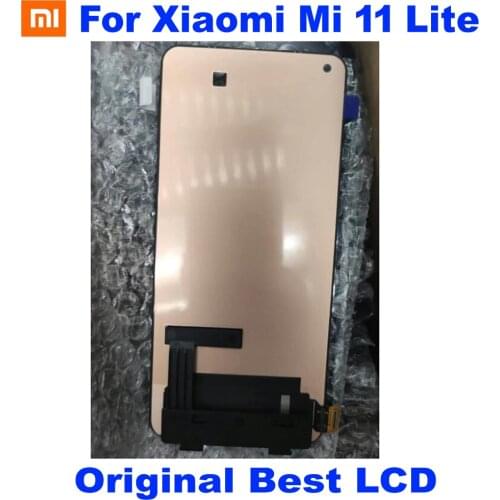 Original Best Working LCD Display Touch Panel Screen Digitizer Assembly Glass Sensor For Xiaomi Mi 11 Lite Phone Pantalla Parts