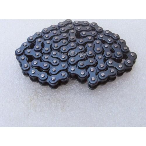 04C-1 ANSI25H #25 Pitch 6.35mm 1/4" L=20" 0.5m 80 Knots Transmission Roller Single Chain dirt bike go kart motorcycle ATV