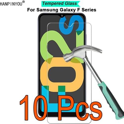 10 Pcs/Lot For Samsung Galaxy F02s / F12 6.5" 9H Hardness 2.5D Toughened Tempered Glass Film Screen Protector Guard