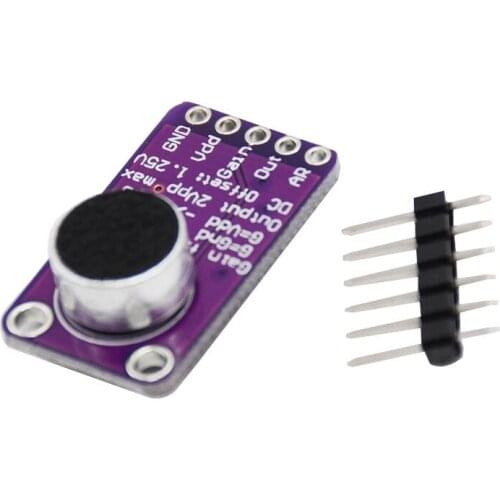 10pcs/lot MAX9814 Microphone AGC Amplifier Board Module Auto Gain Control for Arduino