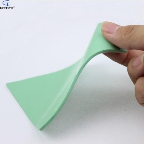 2 pcs Gdstime 100mm x 1mm Green Heatsink Thermal Conductive Silicone Pad 100x100mm 1.0mm for Laptop Notebook GPU CPU Cooling