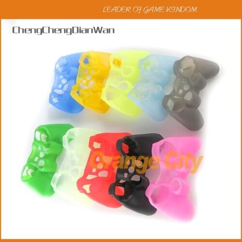 30pcs ChengChengDianWan multi color Silicone Case For PS3 Controller Silicone Protective Skin Case Cover