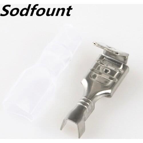 6.3 against the back shoulder of male and female plug spring terminals inserted spring cold terminal,0.3-2mm2