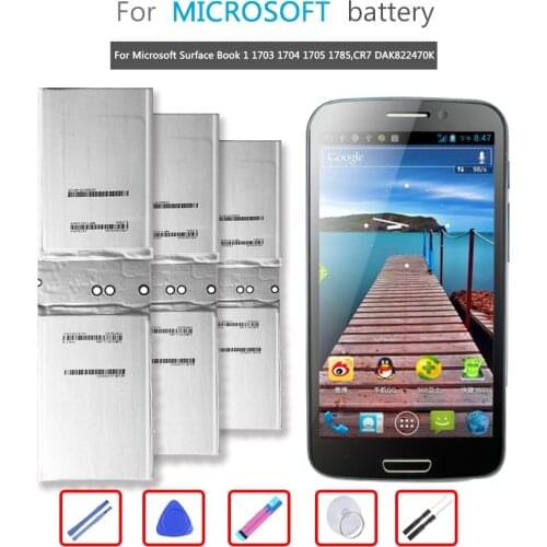 G3HTA044H/G3HTA020H 2387MAH Battery For Microsoft Surface Book 1 1703 1704 1705 1785,CR7 DAK822470K G3HTA044H,book 2"13inch"