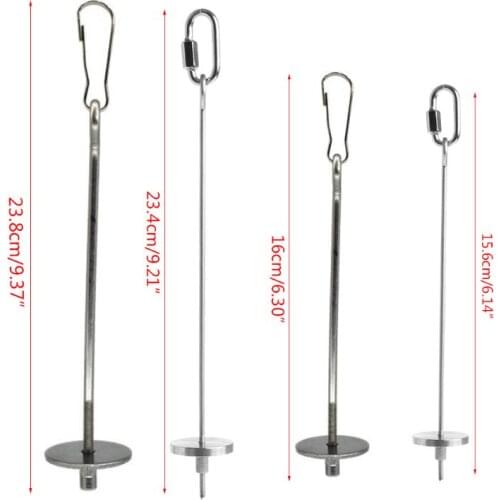 2021 New Bird Food Holder Support Stainless Steel Parrot Fruit Vegetable Feeder Stick Toy