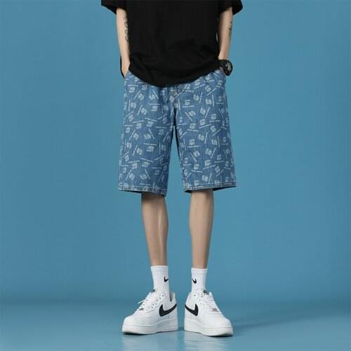 Jeans Summer Shorts Men Casual Loose High Quality Denim Shorts Male Brand Clothes