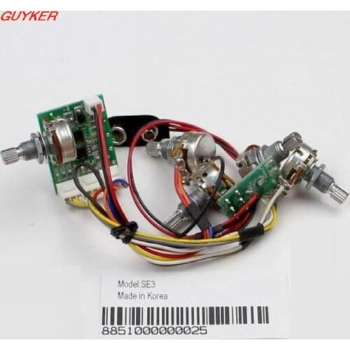 Electric Bass Line SE3 Band Equalizer and Treble Balance Control And Master Volume