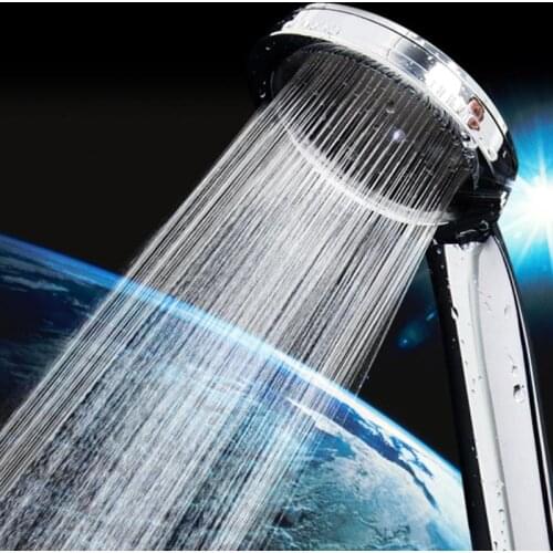 Hot Sale Pressurized Nozzle Shower Head ABS Bathroom Accessories High Pressure Water Saving Rainfall Chrome Bathroom Shower Head
