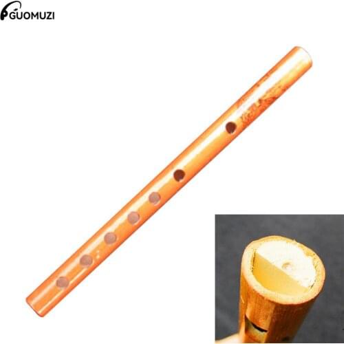 1Pcs Good Quality Chinese Traditional 6 Hole Bamboo Flute Clarinet Student Musical Instrument Wood Color