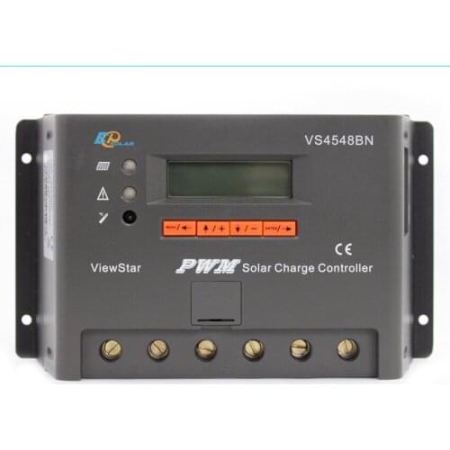 Controller PWM 45A 45amp 12v 24v 36v 48v automatic work solar charging regulator EPEVER EPSolar VS4548BN