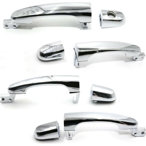 8Pcs Front Rear Pair Exterior Chrome Door Handle Set for Kia Sportage 2005 2006 2007 2008 2009 2010 OEM 826511F020