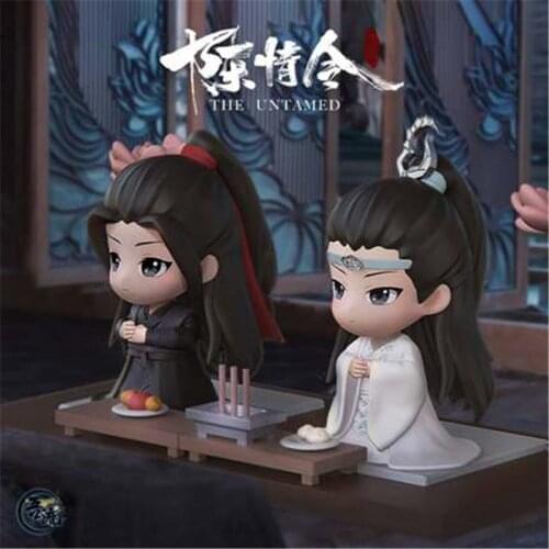 The Untamed Lan Wangji Wei Wuxian Blind Box 1 pc Figurine Figure Doll Toy stand model MDZS Gift Limit Cute Lovely Sa