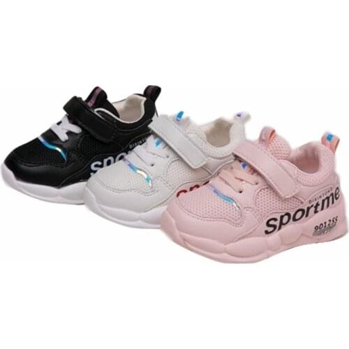 2020 Spring and Autumn New Childrens Sports Shoes Simple Wild Baby Shoes Boys and Girls Baby Lightweight Toddler Shoes