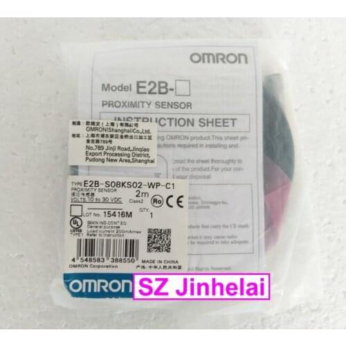 New and original E2B-S08KS02-WP-C1 OMRON Proximity sensor,Proximity switch, 10-30VDC 2M