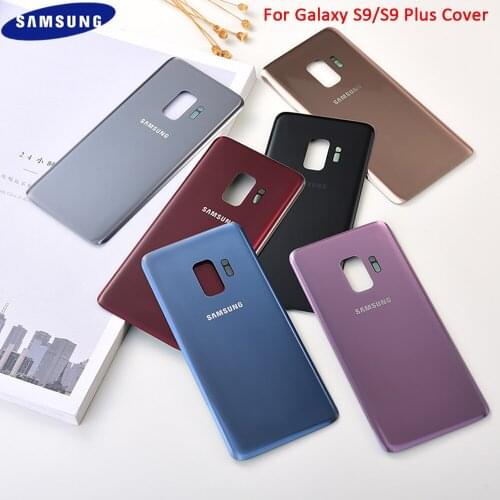 Original Samsung Battery Back Cover For Galaxy S9 Plus s9+ G965 SM-G965F G965FD S9 G960 SM-G960F G960FD Rear Door Protect Case