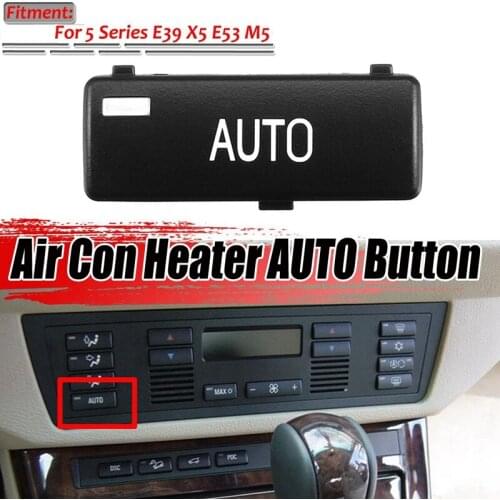 Car Climate Control Panel Air Conrtol Heater Air Auto Button Replacement Key Caps for -BMW 5 Series E39 X5 E53 M5
