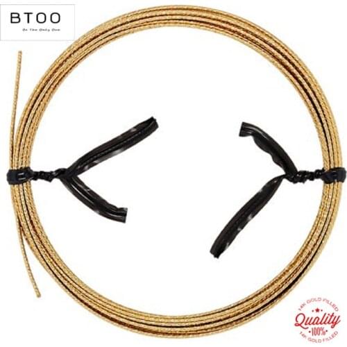 One Meter Half Hard Sparkle 14K Gold Filled Beading Wire Metel Thread 14K Gold Wire for Gold Jewelry Making Earring DIY