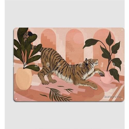 Easy Tiger Metal Sign Designing Club Home Wall Mural Painting Tin Sign Posters