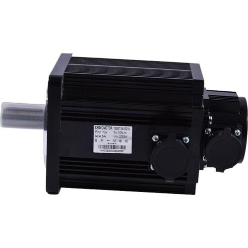 Servo Motor 220V 1000W 4.5A 1000RPM 10N. m AASD series AC servo motor 130ST-M10010