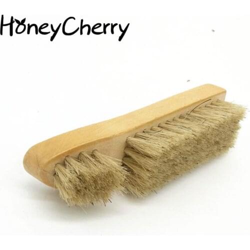 Bristles Become Warped Head Shoe Brush Polishing Leather Shoes Polish Wipe Scrub Fur Soft Hair