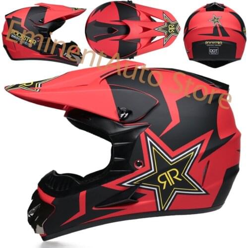 Cartoon Racing Off-road Motorcycle Helmet Motocross Motorbike Helmet Moto Casco Moto Vintage Casco Motocross Skull Helmet DOT