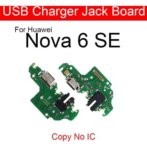 Charger USB Board For Huawei Nova 6 SE JNY-AL10 JNY-TL10 Usb Charging Port Dock Connector Flex Cable Ribbon Repair Parts