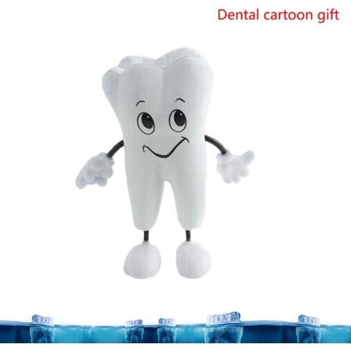 Tooth-figure Squeeze Toy Soft PU Foam Tooth Doll Model Promotional Dentist Gift New