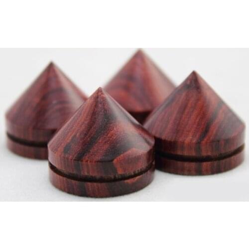 1set audio shock absorber Q1 Ebony Shock Spikes for Speakers Decoder CD amp Improve the sound 23MM Amp cone speaker pad