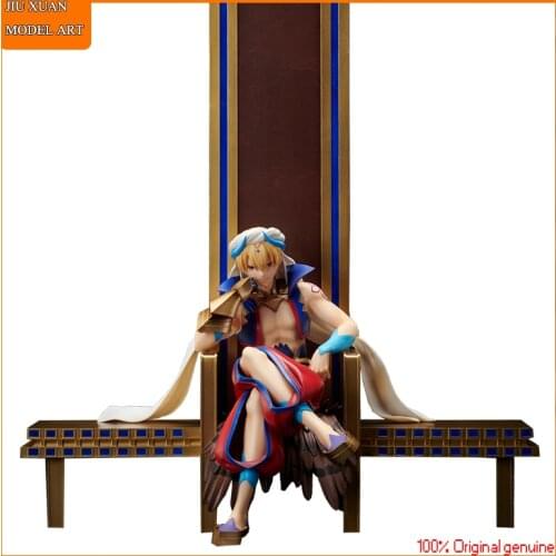 100% Original: Anime Fate FGO Gilgamesh 34cm PVC Action Figure Anime Figure Model Toys Figure Collection Doll Gift