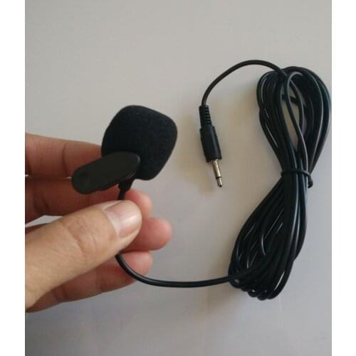 3.5mm Jack Mic Bluetooth Mono Car Gps External Microphone Mini Wired Mic Android Wince Car DVD Radio Stereo Player nav 3M