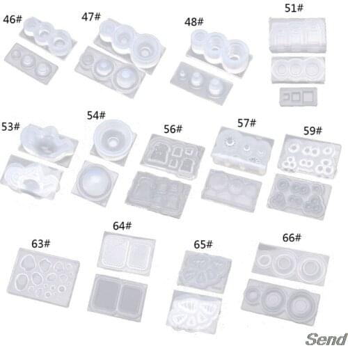 Mini Bowl Barrel Bottle Resin Mold Miniture Food Play Bread Toast Poached Mold T4MD