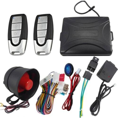 802-8115 Universal Car Alarm Anti-theft Metal Burglar Alarm Security Warning System for Vehicles Automobiles Security Protection