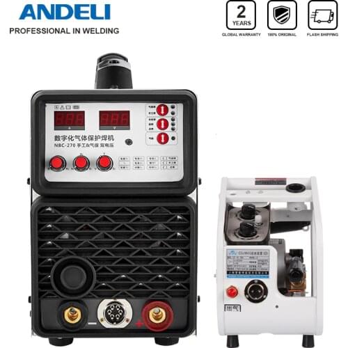 ANDELI carbon dioxide soldadora MIG Lassen Machine is used MIG Lasser for 220 V/380 V Split Industrial 2nd class wire feeder