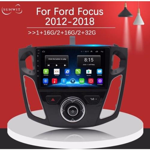 For Ford Focus MK3 2012-2018 Car Radio Multimedia Video Player GPS Navigation Stereo Autoradio 2Din Android10.0 Mirror Link WIFI