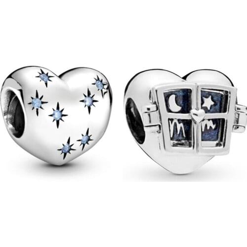 Baofu New 925 Sterling Silver Beads Shining Starry Sky And Fairy Night Beaded Suitable For Ladies Original Bracelet DIY Jewelry