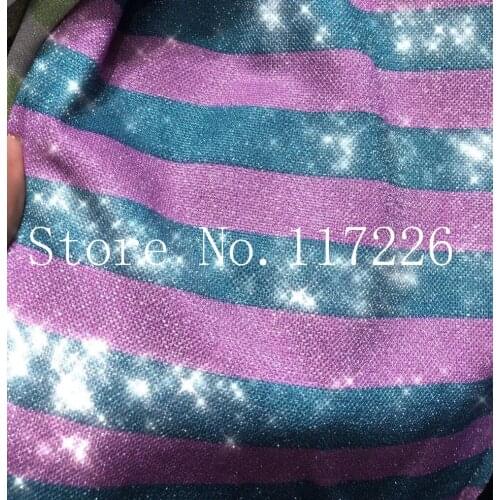Sparkly glitter Lace fabric with Embroidery Tulle Mesh French Net Lace Fabric with stripes design High Quality