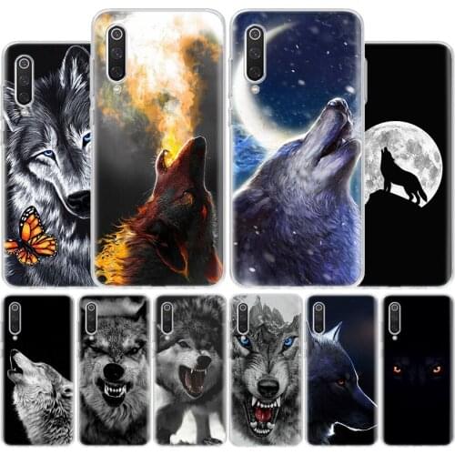 The Wolf Fierce Cover Phone Case For Xiaomi Note 10 Mi 11 9 8 CC9 5X 6X 9T 10T A3 Poco X3 NFC F1 Pro Lite + Coque A1 A2
