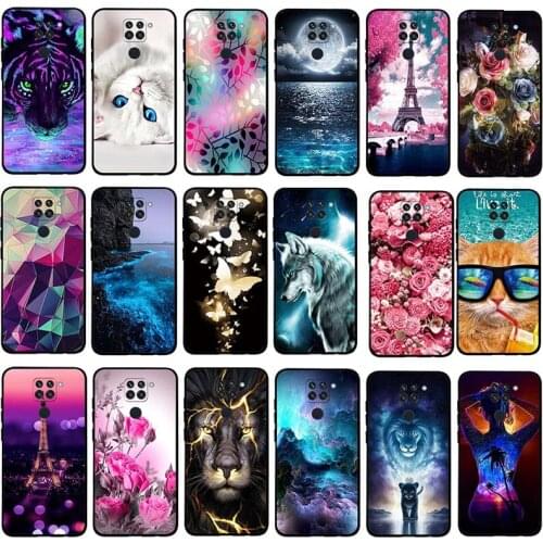 For Xiaomi Redmi 10x 4G Case Silicon Back Cover for Xiomi Redmi 10x 4G Case for Xiaomi Redmi Note 9 Phone Shell Bag Coque Fundas