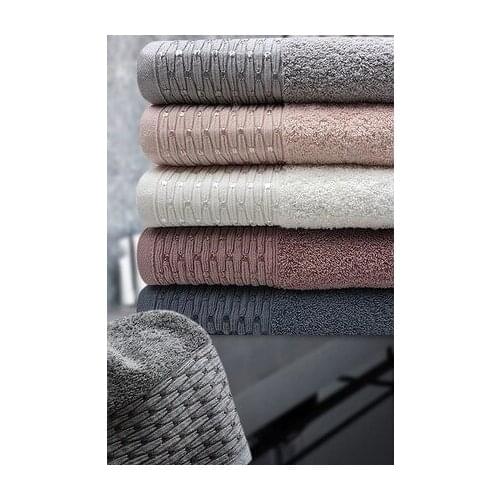 DowryWorld-Elsa Jacquard Hand Face Towel %100 Cotton 6 Pieces