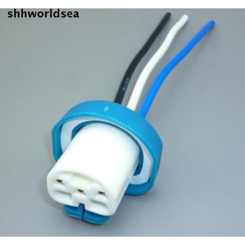 Worldgolden 5/30/100pcs 3pin 9004 9007 Bulb Connector Female Socket HB1 HB5