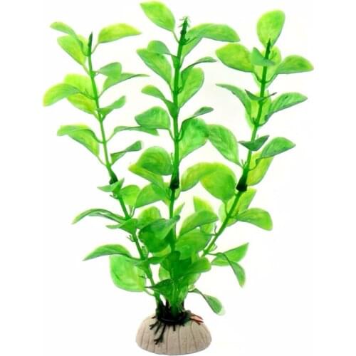 Artificial Aquarium Plant Decoration Fish Tank Submersible Flower Grass Ornament 5 Colors Optional 18cm