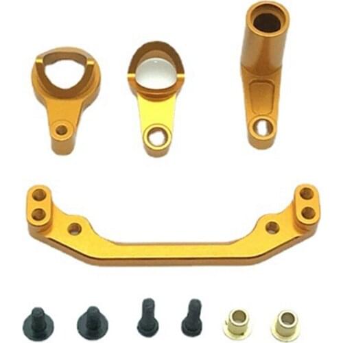 Aluminum Alloy Steering Group Assembly Set for Wltoys 104001 1/10 RC Car Upgrade Parts Accessories