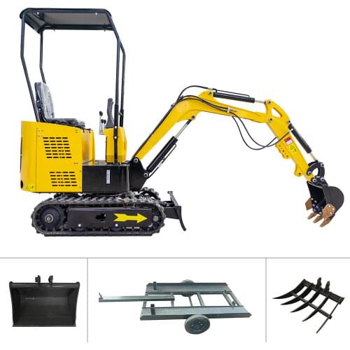 Small Mini Excavator Price Wholesale With Kinds Of Accessories For Sale