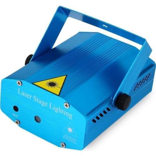 Mini Laser Stage Lights R&G Projector Lighting Xmas Party DJ Disco KTV Show Blue Color US AU EU UK Plug