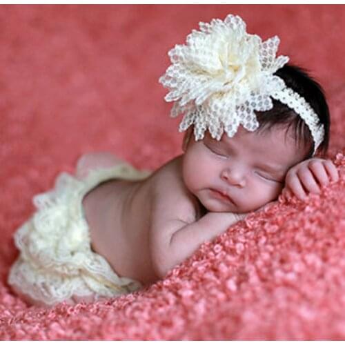 10pcs/lot 14colors Fashion Kids Headbands+Frayed Lace Fabric Flowers Artificial Kids Girls Hair Accessories+Chic Shabby Flowers