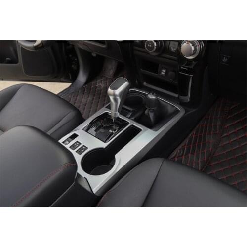 ABS Gear Shift Panel Water Cup Holder Cover Trim Sticker for Toyota 4Runner 2010+ Car Accessories Interior Decoration Brand New