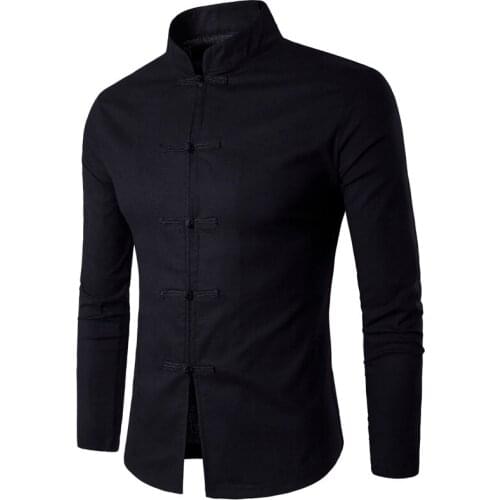 PARLUSSY Mens Linen Shirts