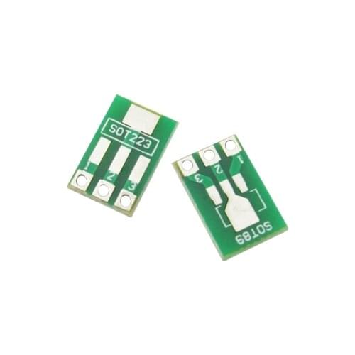 20pcs SOT89 SOT223 to DIP PCB Transfer Board DIP Pin Board Pitch Adapter